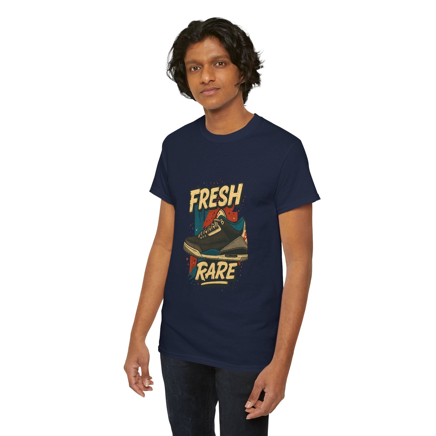 Streetwear Graphic Tee - 'Fresh-Rare' Unisex Heavy Cotton T-Shirt for Rare Air Jordan 3 release
