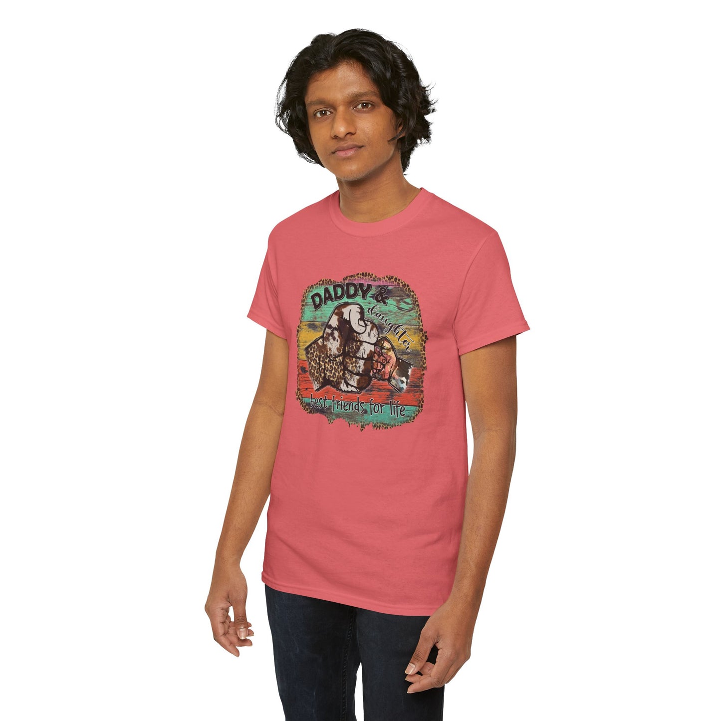 Rasta Retro Graphic Tee for Dads | Unisex Heavy Cotton T-Shirt