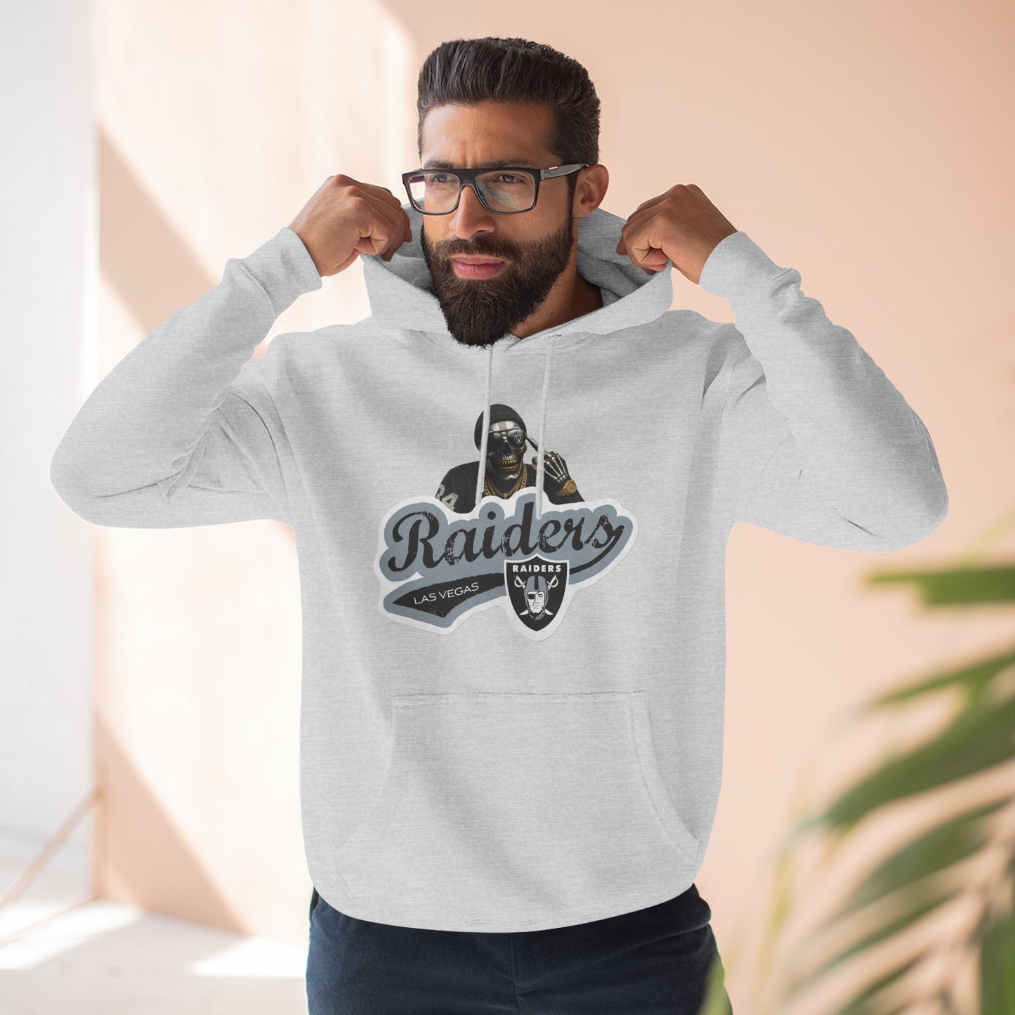 Raiders Fleece Hoodie – Vintage Football Pullover