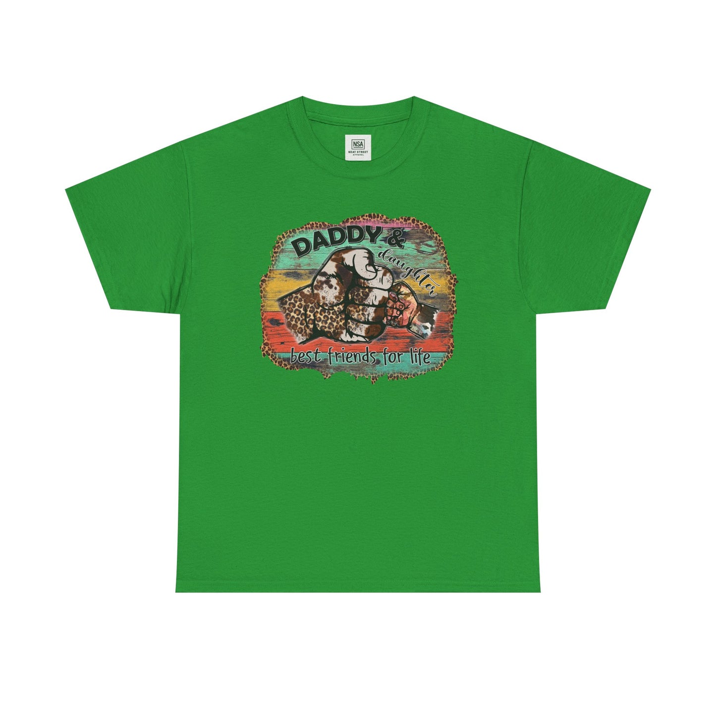 Rasta Retro Graphic Tee for Dads | Unisex Heavy Cotton T-Shirt