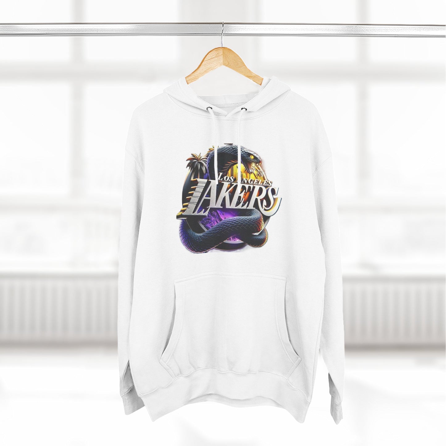 Hoodie — Retro Los Angeles Lakers Palm Logo Pullover