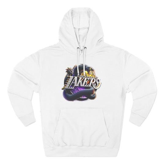 Hoodie — Retro Los Angeles Lakers Palm Logo Pullover