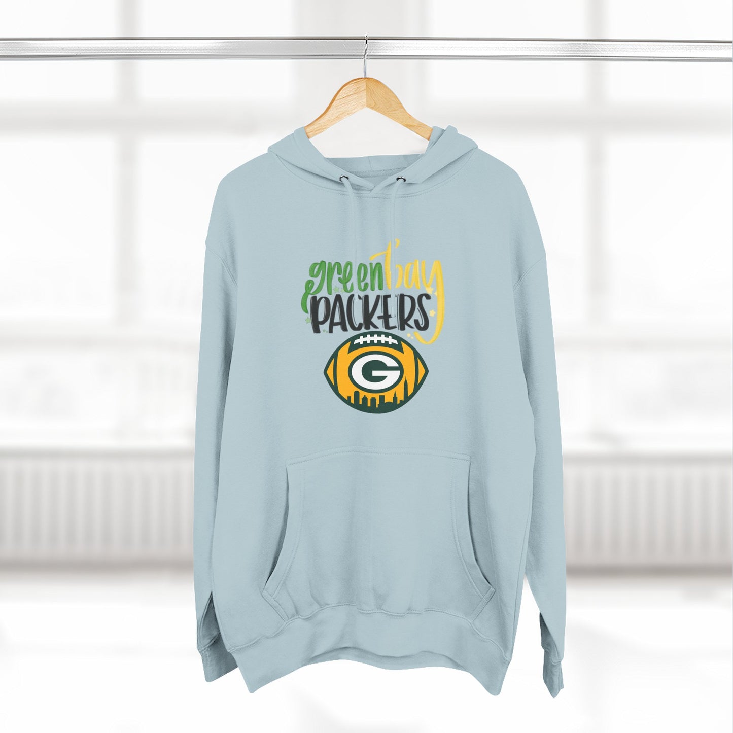 Green Bay Packers Logo Hoodie — Fleece Pullover for Fans