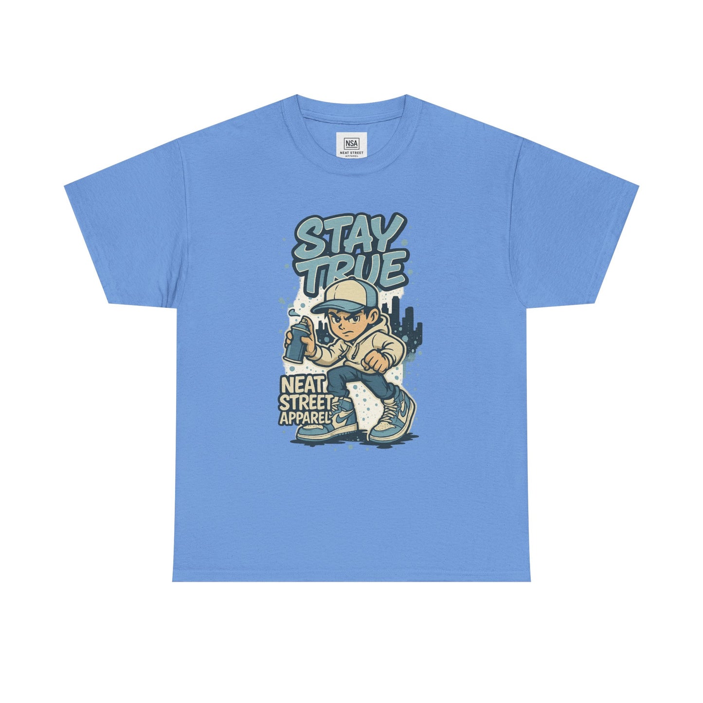 Stay True Unisex Heavy Cotton Tee - Streetwear Style Shirt for Casual Vibes