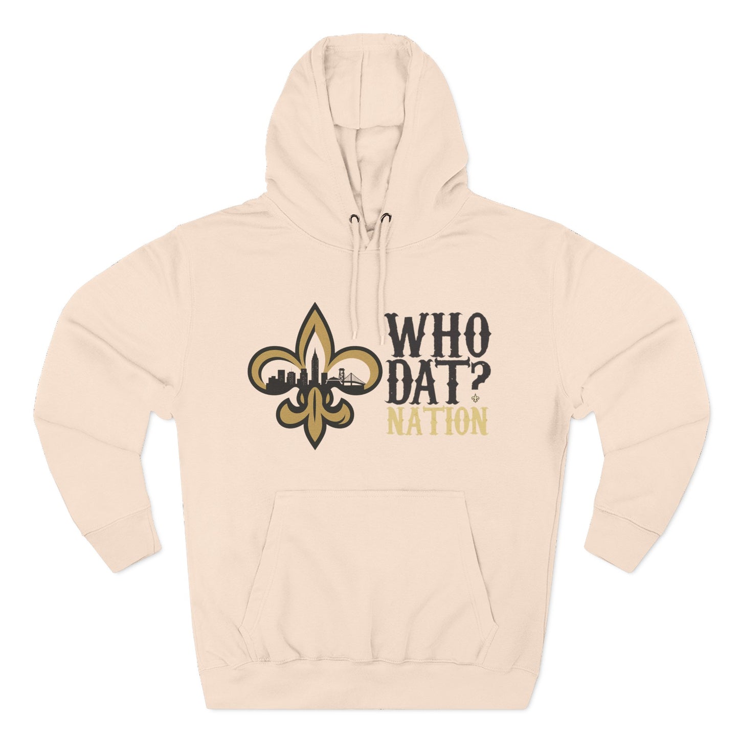 Who Dat Nation Fleur-de-lis Hoodie – New Orleans Football Fan Pullover