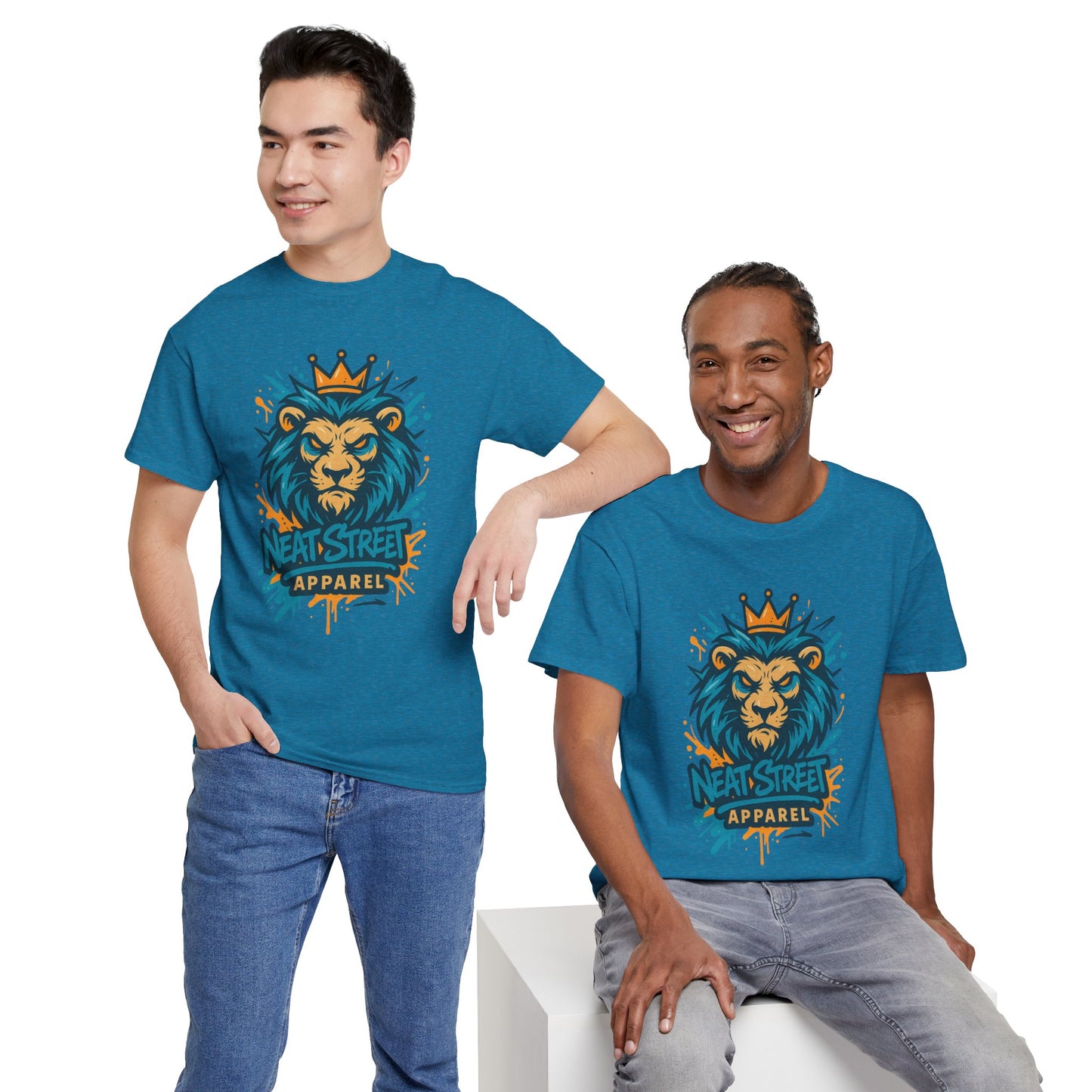 King Lion Graphic Unisex Heavy Cotton Tee