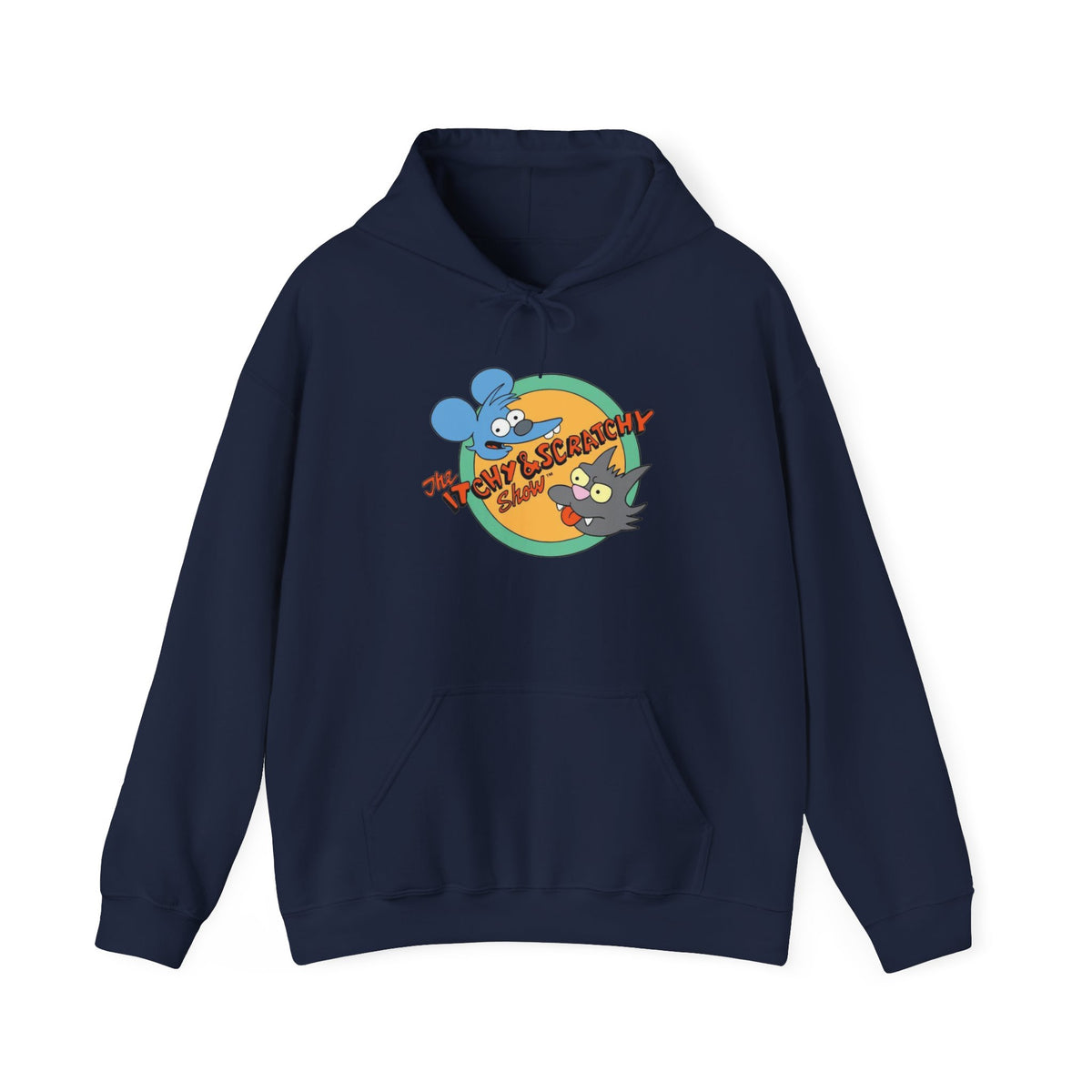 itchy & Scratchy Show - Graphic Pullover Hoodie