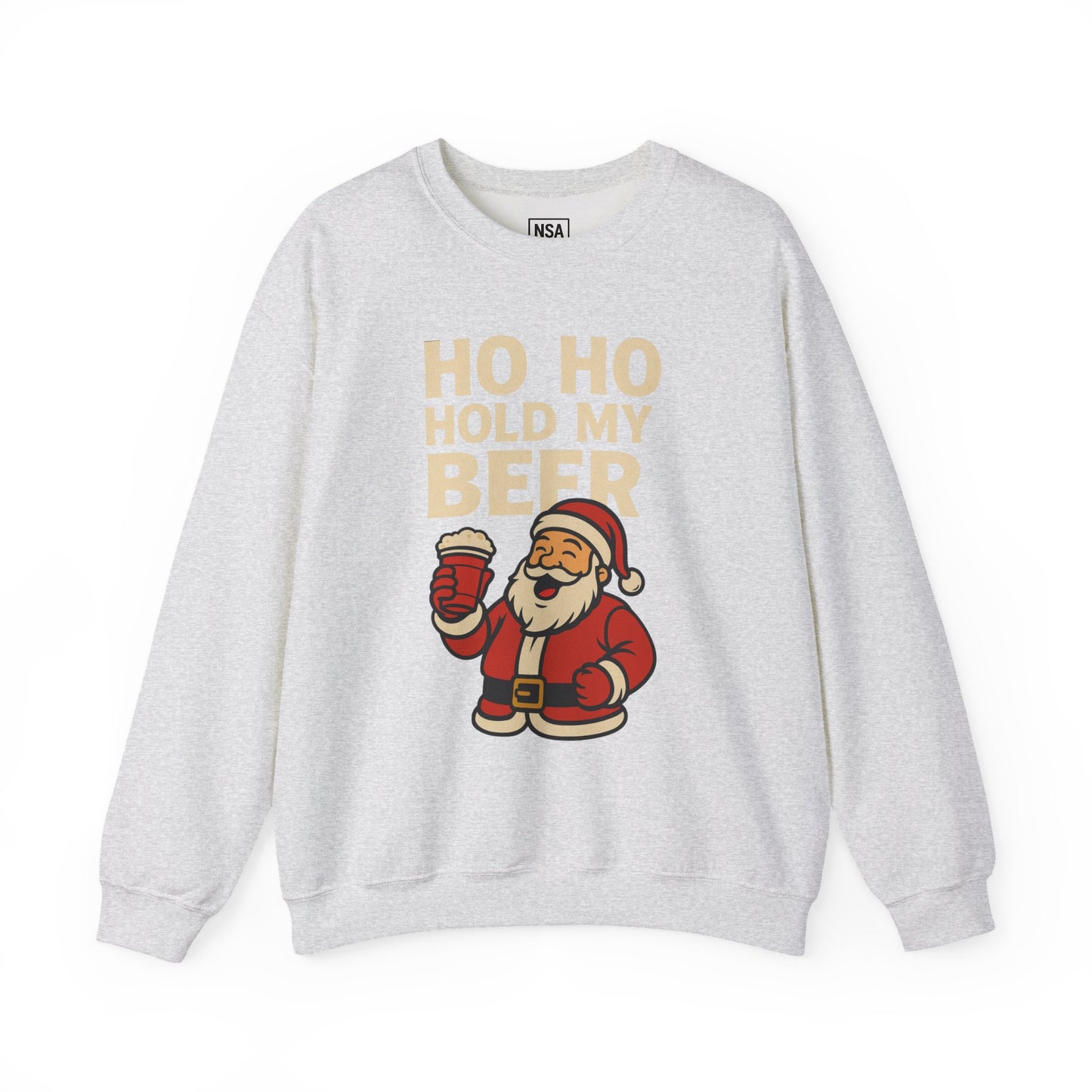 Festive Santa Sweatshirt | Holiday Apparel, Christmas Gift, Cozy Winter Wear, Funny Sweatshirt, Unisex Crewneck