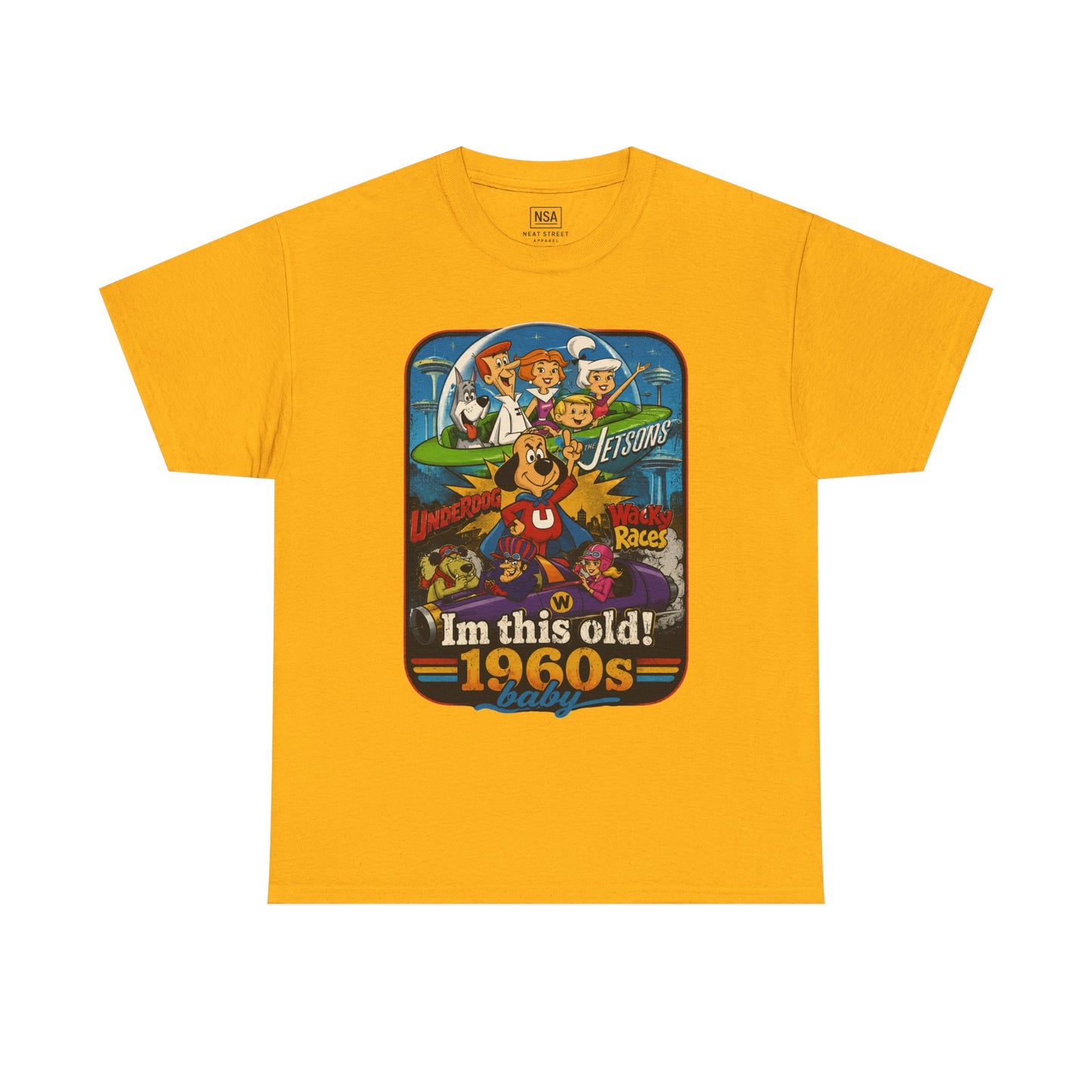 I'm This Old! 1960s Baby T-Shirt