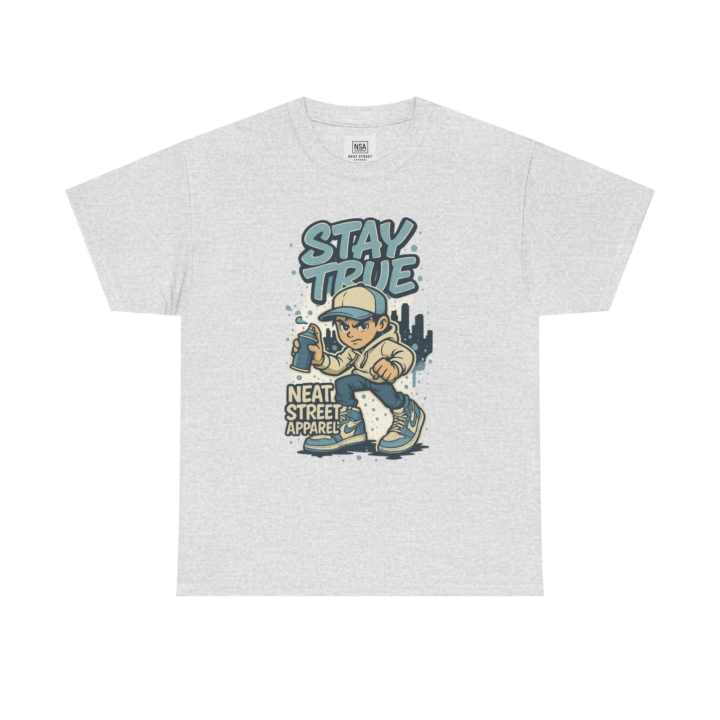 Stay True Unisex Heavy Cotton Tee - Streetwear Style Shirt for Casual Vibes