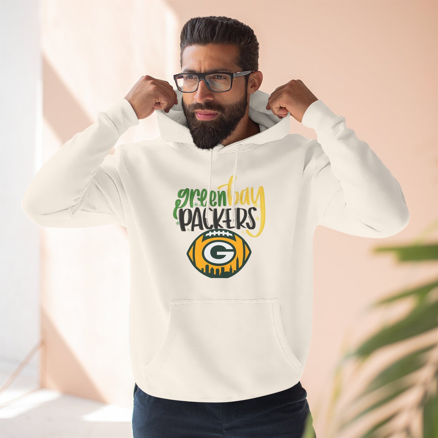 Green Bay Packers Logo Hoodie — Fleece Pullover for Fans